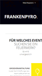Mobile Screenshot of franken-pyro.de