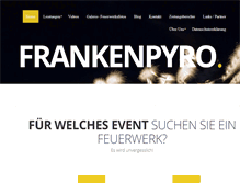 Tablet Screenshot of franken-pyro.de